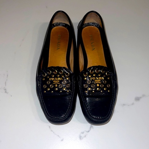 Authentic Black Prada Loafers - Picture 2 of 2